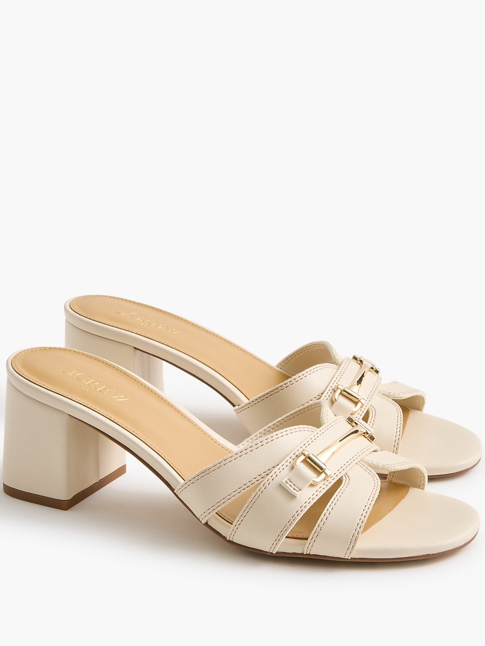 J Crew Bit heeled mules CR279